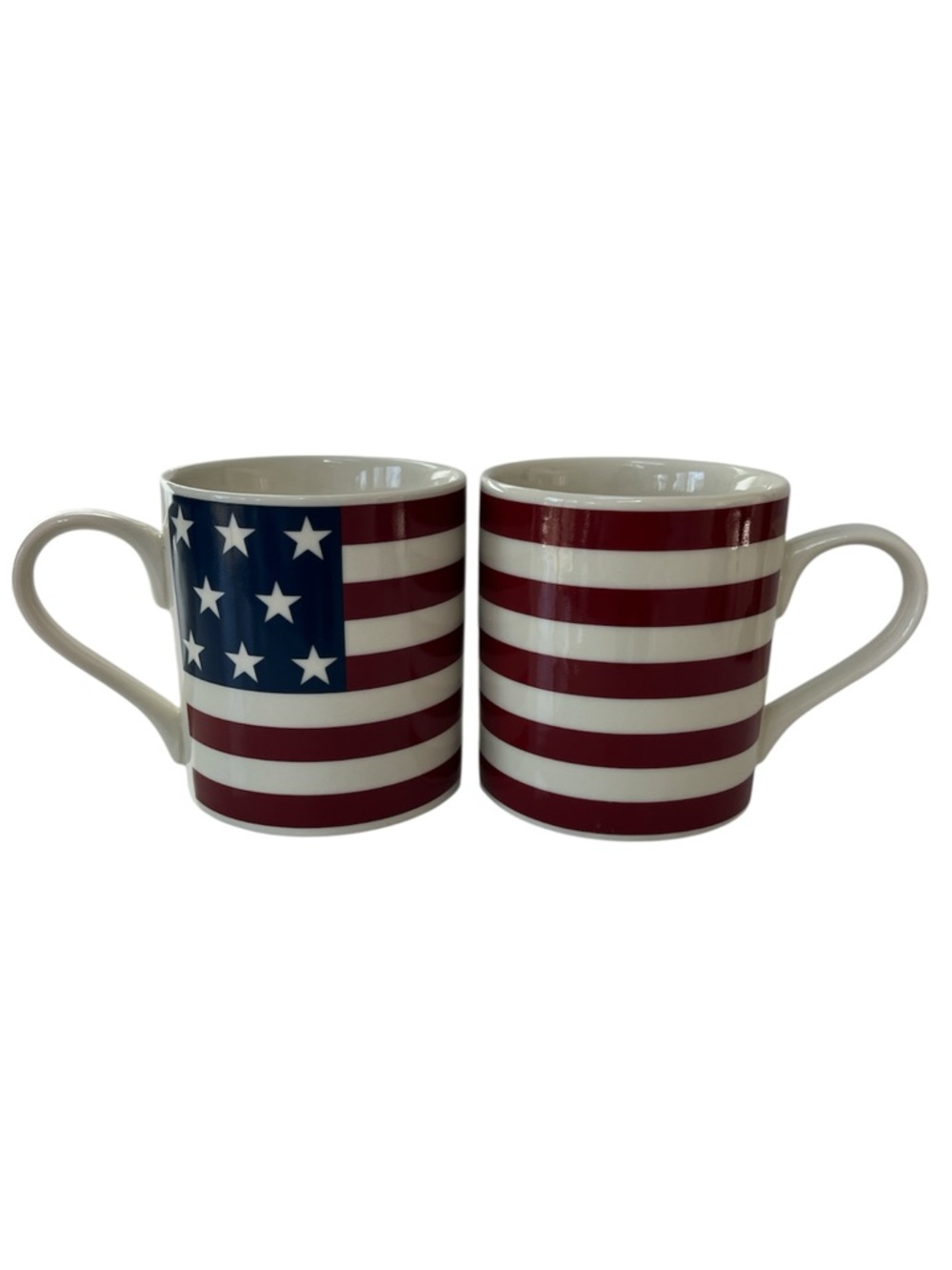 Ralph Lauren Hampton’s Flag American Flag Mugs Pair of 2